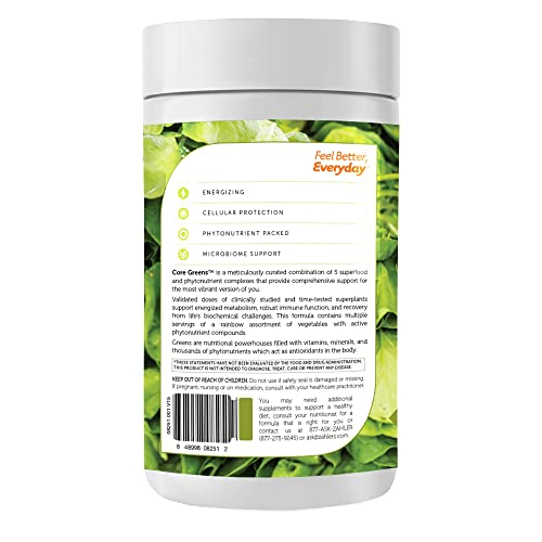 Foto 4 pulgar | Suplemento de Superalimento en Polvo Core Greens de Zahler 30 Porciones - Venta Internacional