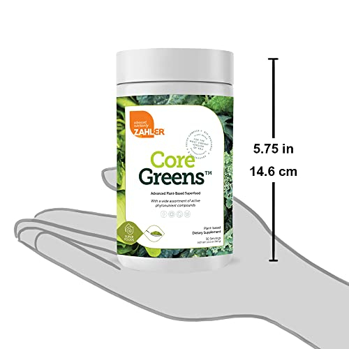 Foto 5 pulgar | Suplemento de Superalimento en Polvo Core Greens de Zahler 30 Porciones - Venta Internacional