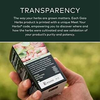 Foto 4 | Suplemento de Extracto de Semilla de Cardo Mariano Gaia Herbs 120 Cápsulas - Venta Internacional