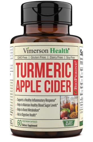Foto 2 pulgar | Suplemento De Vinagre De Sidra De Manzana Y Cúrcuma De Vimerson Health Ca - Venta Internacional.