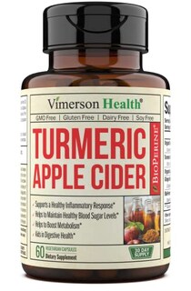Foto 1 | Suplemento De Vinagre De Sidra De Manzana Y Cúrcuma De Vimerson Health Ca - Venta Internacional.