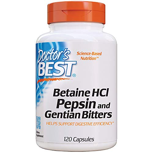 Foto 2 pulgar | Suplemento Doctor's Best Betaine Hci Pepsin And Gentian Bitter 120 Cápsulas-Venta Internacional