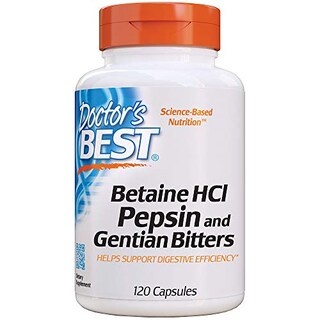 Foto 1 | Suplemento Doctor's Best Betaine Hci Pepsin And Gentian Bitter 120 Cápsulas-Venta Internacional