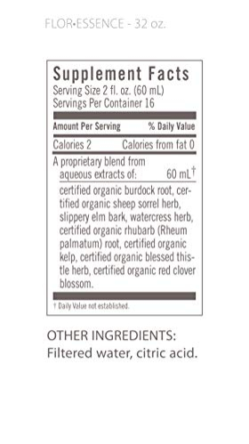 Foto 6 | Tea Blend Flora Flor Essence Detox Cleanse 946 ml con Bardana - Venta Internacional