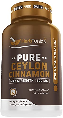 Foto 2 pulgar | Suplemento Herbtonics de Canela de Ceilán 1500 mg 120 Cápsulas - Venta Internacional