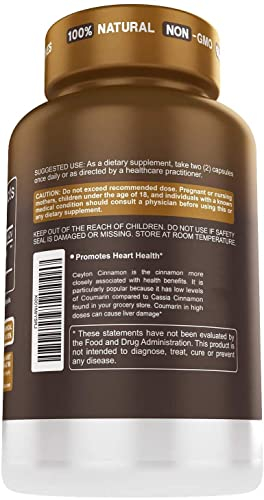 Foto 4 pulgar | Suplemento Herbtonics de Canela de Ceilán 1500 mg 120 Cápsulas - Venta Internacional
