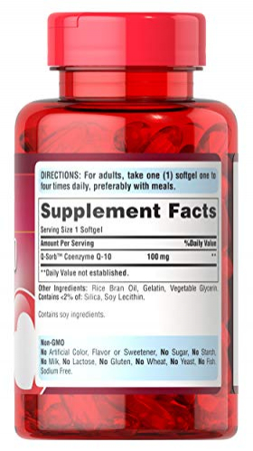 Foto 3 pulgar | Suplemento Puritan's Pride Coq10 100 Mg Para La Salud Del Corazón - Venta Internacional.