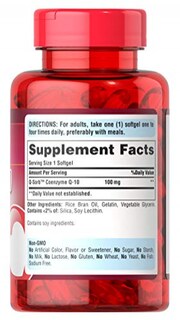 Foto 2 | Suplemento Puritan's Pride Coq10 100 Mg Para La Salud Del Corazón - Venta Internacional.