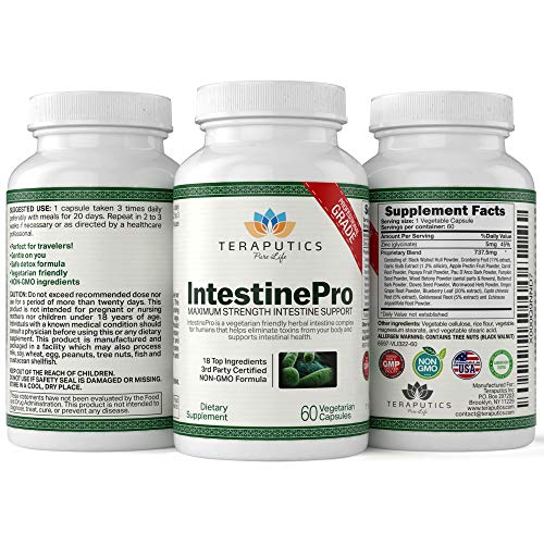 Foto 7 pulgar | Suplemento Teraputics Intestinepro Intestine Support 60 Cápsulas - Venta Internacional