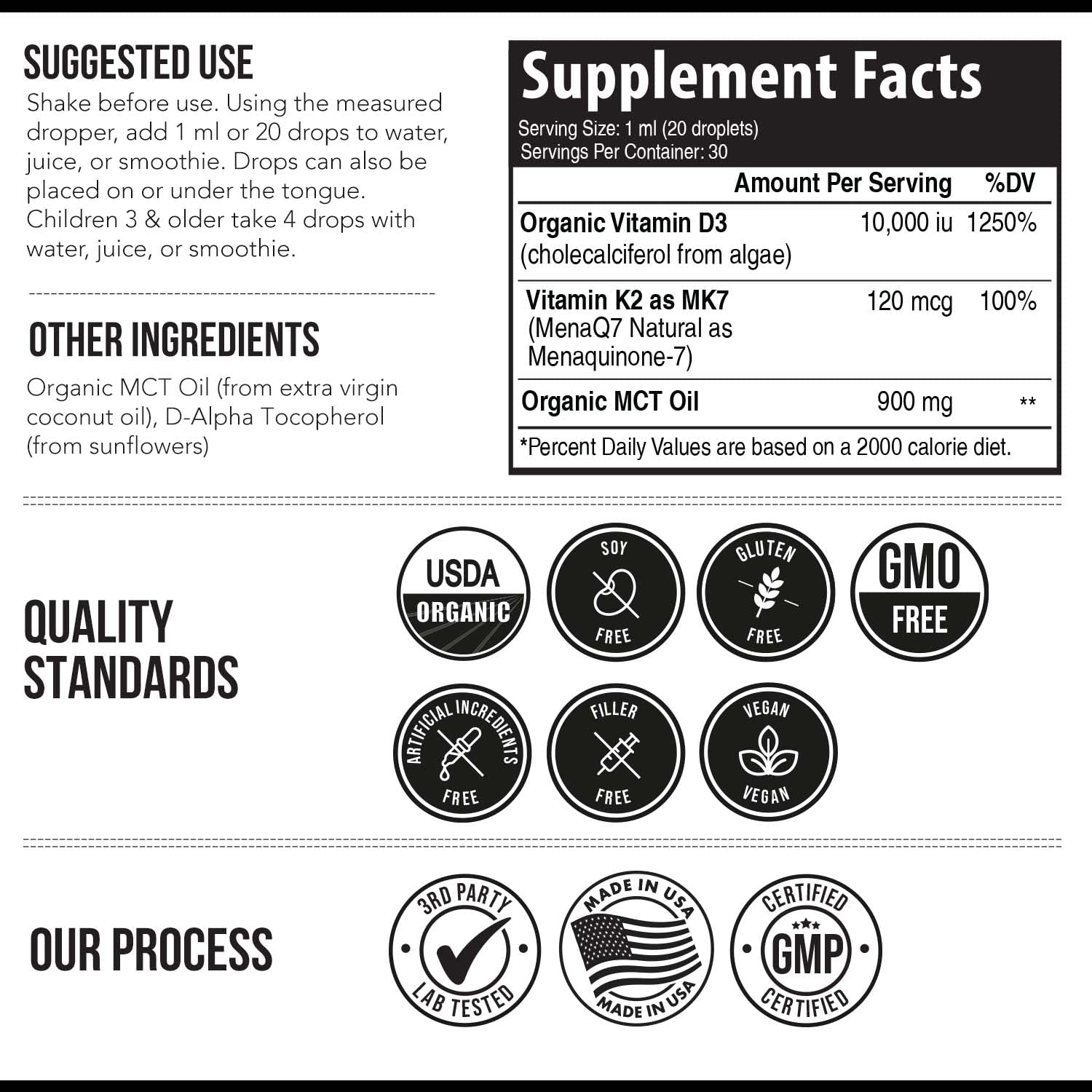 Foto 8 pulgar | Suplemento Triquetra Health Organic Plant D3 + K2 10.000 Ui - Venta Internacional.