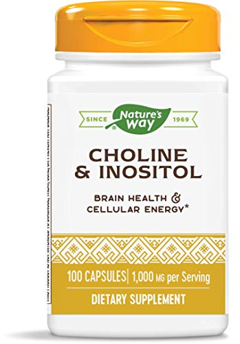 Suplemento Nature's Way De Colina E Inositol 1000 Mg 100 Cápsulas - Venta Internacional.