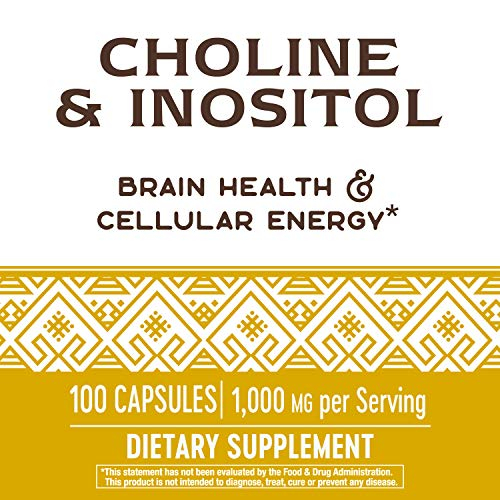 Foto 5 pulgar | Suplemento Nature's Way De Colina E Inositol 1000 Mg 100 Cápsulas - Venta Internacional.
