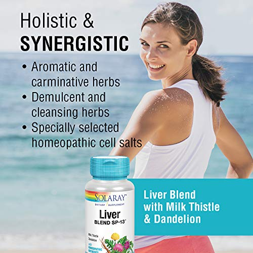 Foto 4 pulgar | Suplemento Solaray Liver Blends Sp-13 de 100 Cápsulas-Venta Internacional