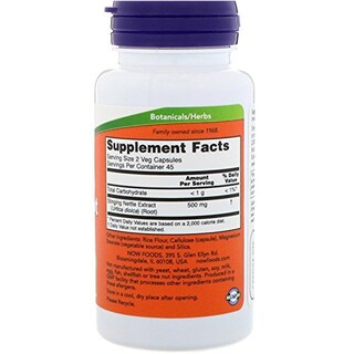 Foto 2 | Extracto De Raíz De Ortiga De Supplement Now Foods 250 Mg 90 G - Venta Internacional