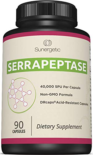 Foto 2 pulgar | Suplemento Sunergetic Premium Serrapeptase Enzyme 90 Cápsulas - Venta Internacional