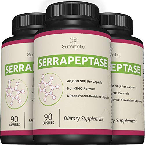 Foto 5 pulgar | Suplemento Sunergetic Premium Serrapeptase Enzyme 90 Cápsulas - Venta Internacional