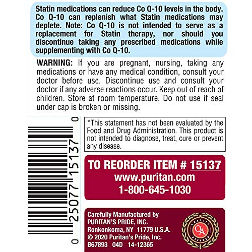 Foto 3 | Suplemento Puritan's Pride Qsorb Coq10 100 Mg 480 Cápsulas Blandas - Venta Internacional.