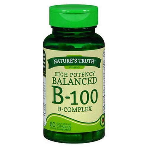 Foto 2 pulgar | Suplemento Nature's Truth B-100 B-complex 60 Cápsulas - Venta Internacional.