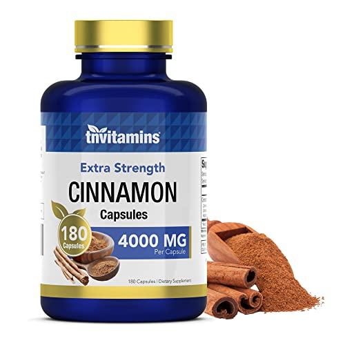 Foto 2 pulgar | Suplemento Tnvitamins Canela En Cápsulas 4000 Mg - 180 Unidades - Venta Internacional
