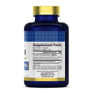 Foto 3 | Suplemento Tnvitamins Canela En Cápsulas 4000 Mg - 180 Unidades - Venta Internacional