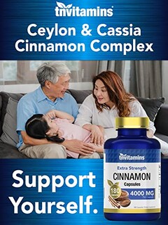 Foto 4 | Suplemento Tnvitamins Canela En Cápsulas 4000 Mg - 180 Unidades - Venta Internacional
