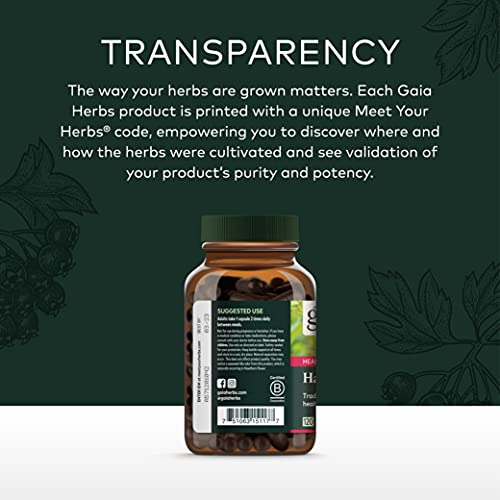 Foto 4 pulgar | Suplemento Gaia Herbs Hawthorn Supreme Heart Health 120 Cápsulas - Venta Internacional