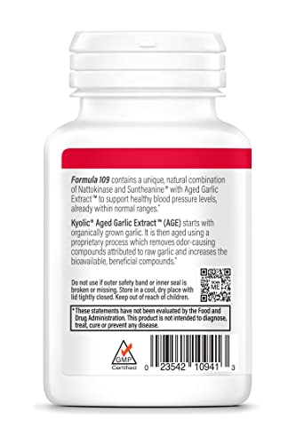 Foto 3 pulgar | Suplemento de Extracto de Ajo Envejecido Kyolic Fórmula 109 80 Cápsulas - Venta Internacional