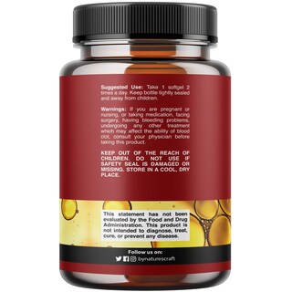 Foto 2 | Cápsulas Blandas De Aceite De Hígado De Bacalao Islandés Supplement Natures Craft - Venta Internacional