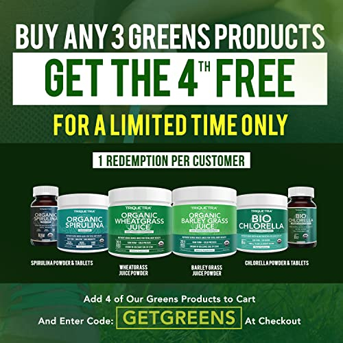 Foto 7 | Suplemento Triquetra Health De Espirulina Y Clorella Orgánicas - Venta Internacional.