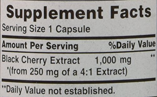 Foto 5 pulgar | Suplemento De Extracto De Cereza Negra Puritan's Pride, 1000 Mg, 100 Unidades - Venta Internacional.