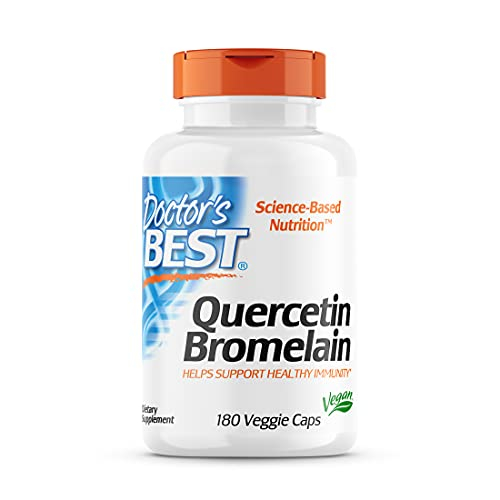 Foto 2 pulgar | Suplemento Doctor's Best Quercetina Bromelina 180 Vc - Venta Internacional.