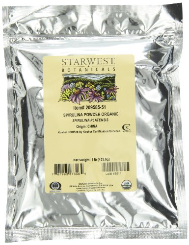 Foto 2 pulgar | Espirulina En Polvo Starwest Botanicals Organic Bolsa A Granel De 454 G - Venta Internacional