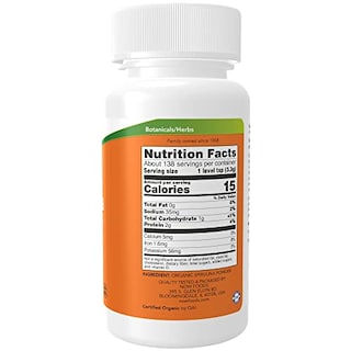Foto 2 | Supplements Now Espirulina En Polvo Orgánica Rica En Vitamina B-12, 454 G - Venta Internacional.