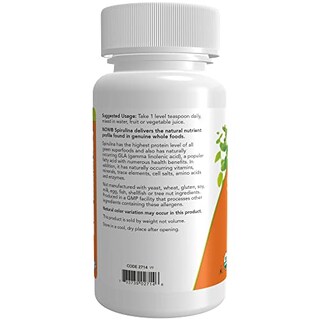 Foto 3 | Supplements Now Espirulina En Polvo Orgánica Rica En Vitamina B-12, 454 G - Venta Internacional.