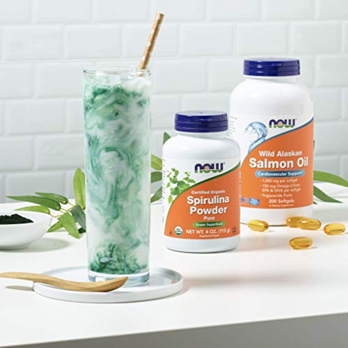 Foto 5 pulgar | Supplements Now Espirulina En Polvo Orgánica Rica En Vitamina B-12, 454 G - Venta Internacional.