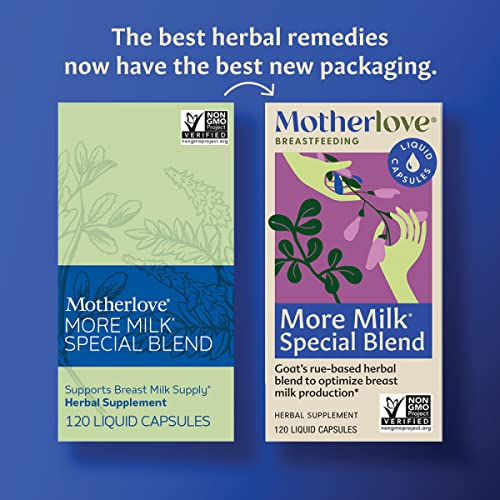 Foto 2 | Suplemento de Lactancia a Base de Hierbas Motherlove More Milk 120 Cápsulas - Venta Internacional