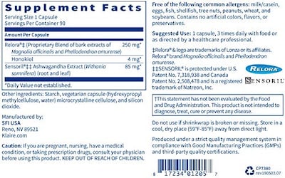 Foto 4 | Suplemento Klaire Labs Cortisol Management 90 Cápsulas - Venta Internacional