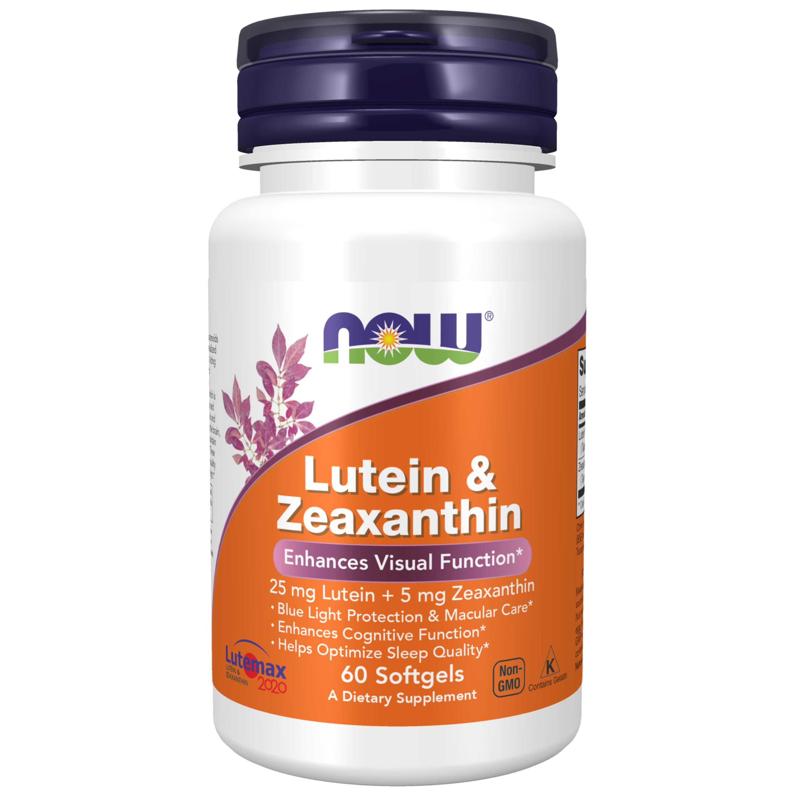 Foto 1 | Supplement Now Luteína Y Zeaxantina 25 Mg/5 Mg 60 Cápsulas Blandas - Venta Internacional.