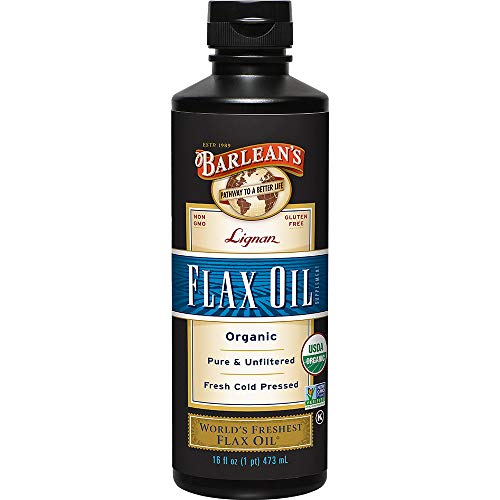 Aceite De Linaza Barlean's Lignan Prensado En Frío, 480 Ml, Orgánico - Venta Internacional.