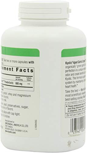Suplemento Kyolic Garlic Formula 100 Original 300 Cápsulas - Venta Internacional.