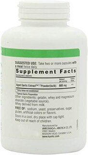 Foto 3 | Suplemento Kyolic Garlic Formula 100 Original 300 Cápsulas - Venta Internacional.