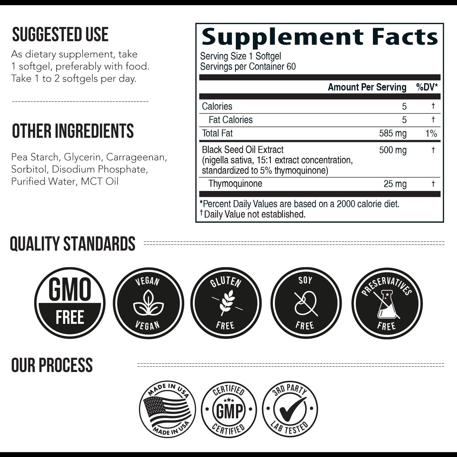 Foto 8 pulgar | Cápsulas De Aceite De Semilla Negra Triquetra Health Tq-advanced 5% Tq - Venta Internacional.