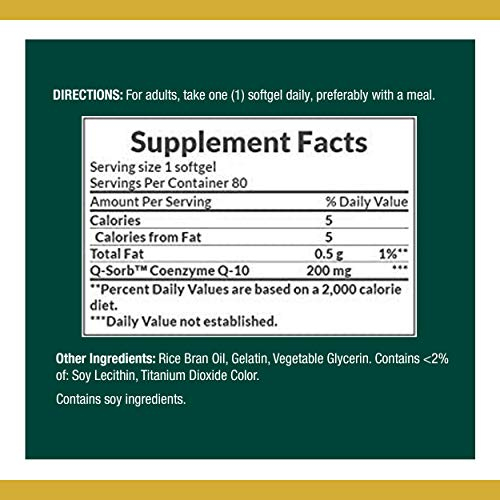 Foto 4 pulgar | Suplemento Nature's Bounty Coq-10 De 200 Mg para el Tratamiento Cardiovascular H - Venta Internacional