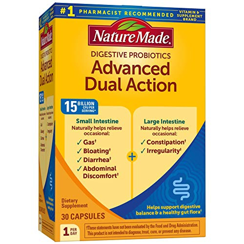 Suplemento De Probióticos Avanzados De Doble Acción 15 B C De Nature Made - Venta Internacional.