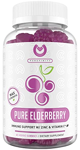 Gomitas De Saúco Purefinity Vitamins Con Zinc Y Vitamina C - Venta Internacional.