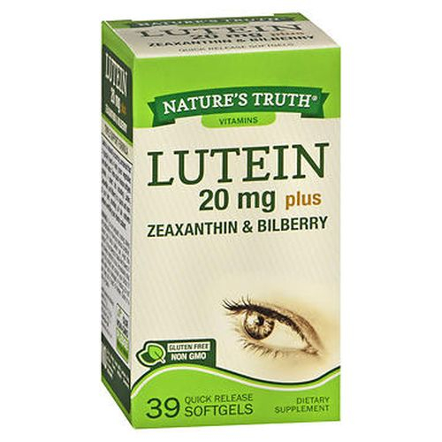 Foto 2 pulgar | Suplemento Nature's Truth Con Luteína Más Zeaxantina Y Arándano - Venta Internacional.