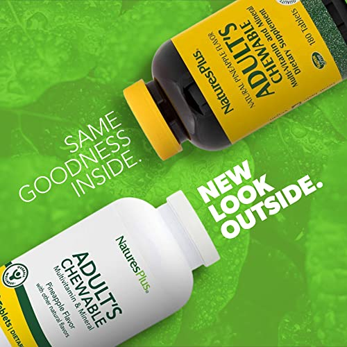 Foto 2 | Multivitamínico Nature's Plus Masticable para Adultos 180 Comprimidos - Venta Internacional