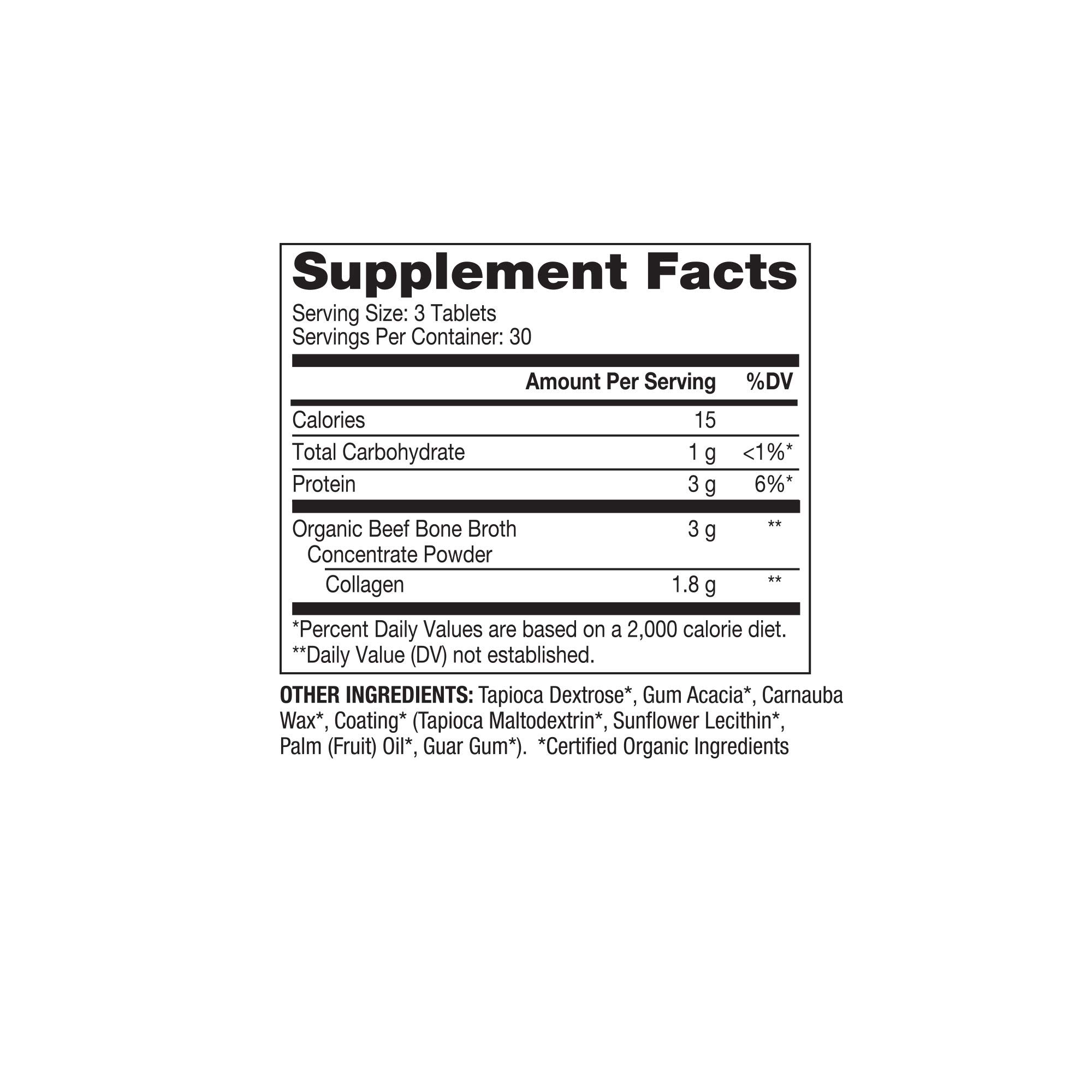 Foto 5 pulgar | Suplemento Dr. Mercola Caldo Orgánico de Huesos Colágeno 30 Porciones - Venta Internacional