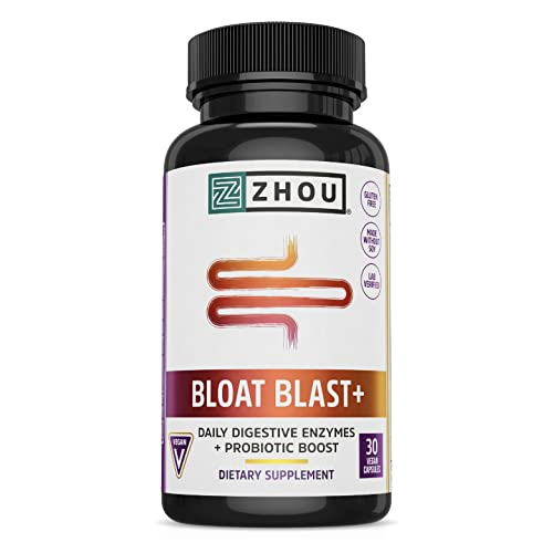 Foto 2 pulgar | Suplemento de Enzimas Digestivas Bloat Blast+ de Zhou Nutrition - Venta Internacional