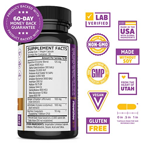 Foto 3 pulgar | Suplemento de Enzimas Digestivas Bloat Blast+ de Zhou Nutrition - Venta Internacional
